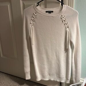Acrobat white thick sweater